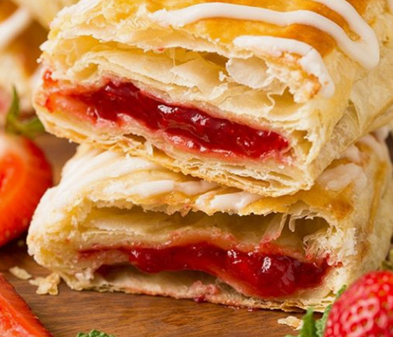Mini-Peach Puff Pastry Tarts
